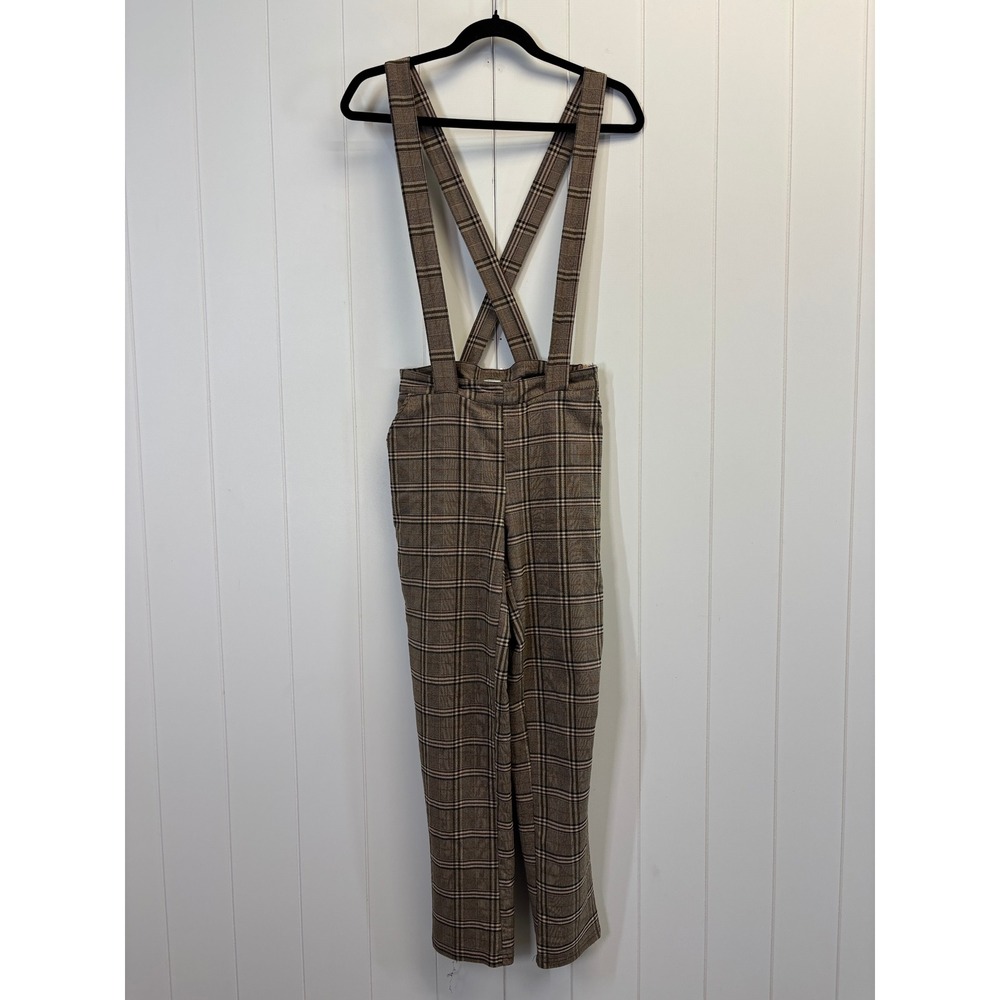 Balera Women Academia Plaid Suspender Dance Pants Size SA Twee Heritage Chic